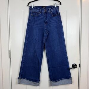 JBD. Wide leg cuffed jeans size 30